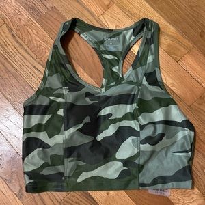 NineWest camo athletic top